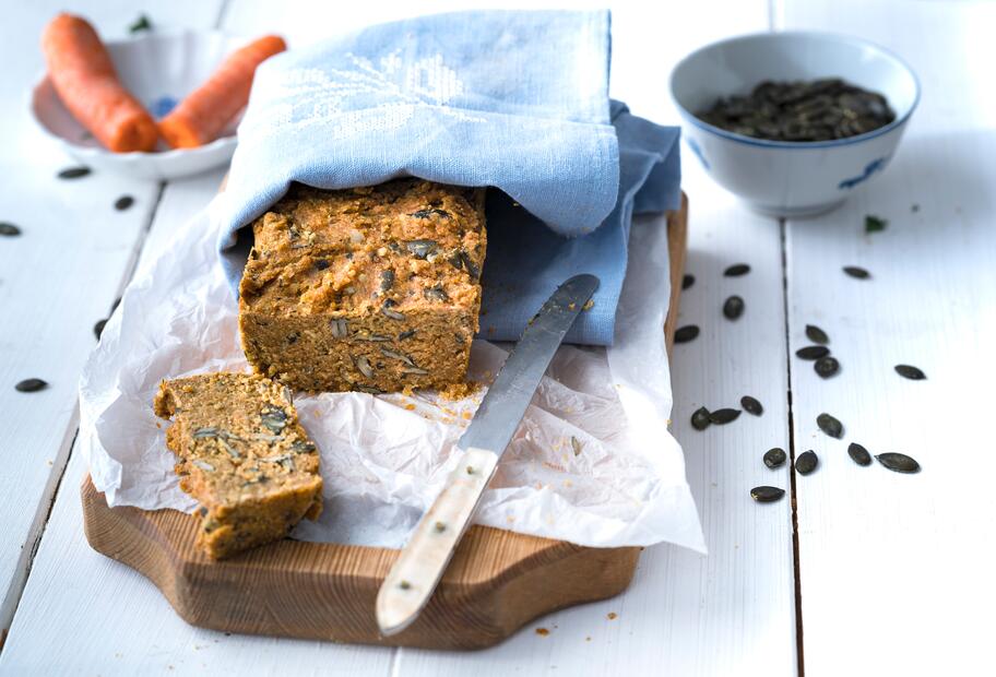 Kerniges Karottenbrot