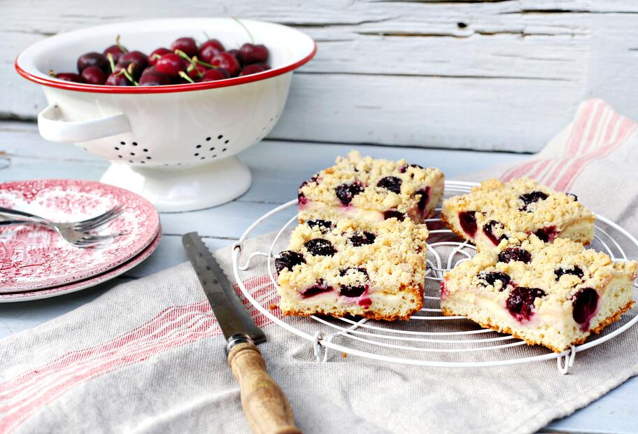 Kirschkuchen mit Quark-Öl-Teig für den Thermomix®