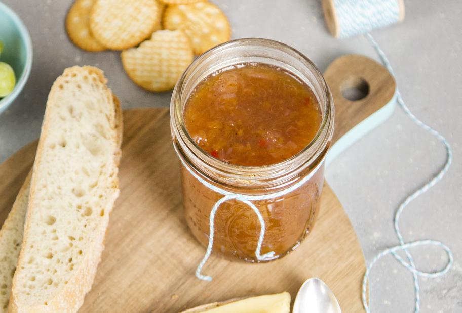 Süß-scharfes Nektarinenchutney