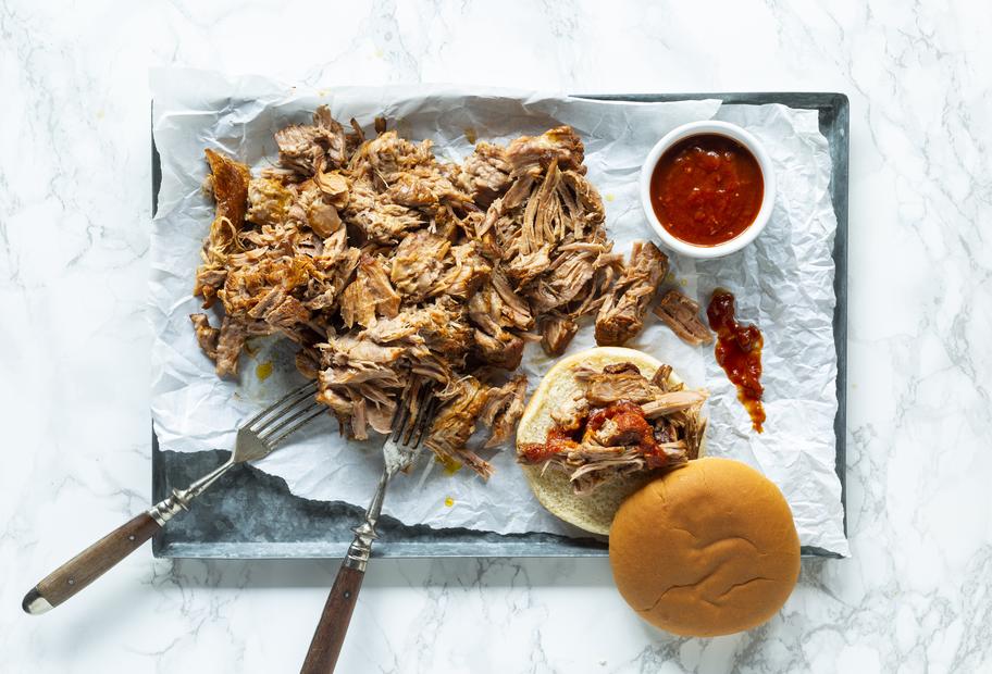 Pulled Pork mit Krautsalat