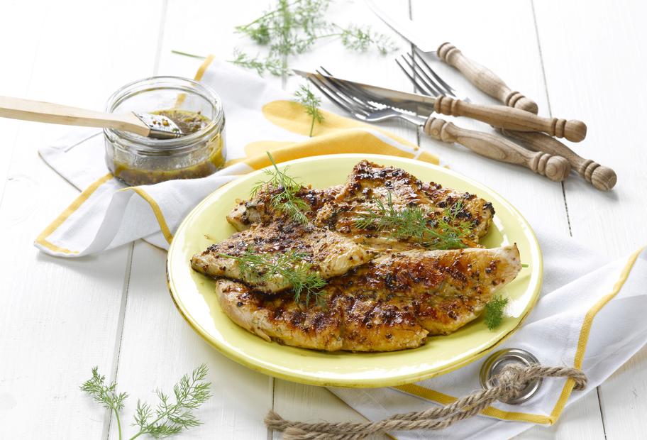 Putenbrustfilet mit Honigmarinade