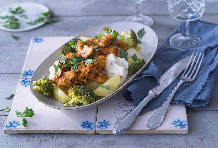 Ragout mit gemischtem Gemüse