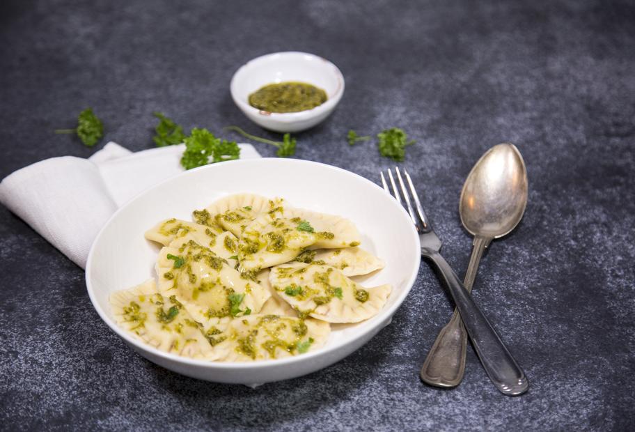 Ravioli mit Rohkostfüllung