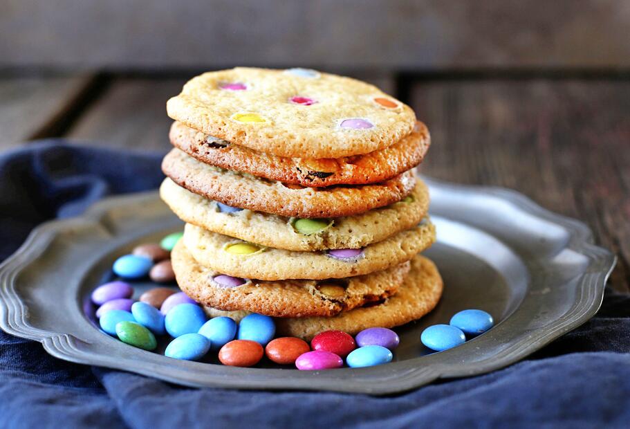 American Regenbogen-Cookies