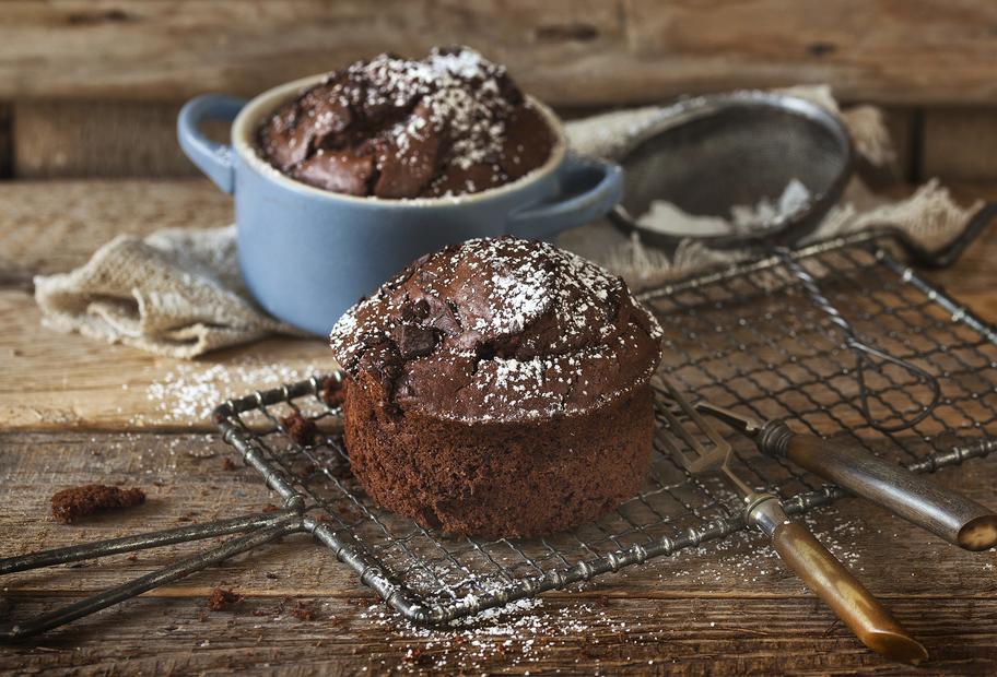 Schokoladenmuffins mit Kardamom