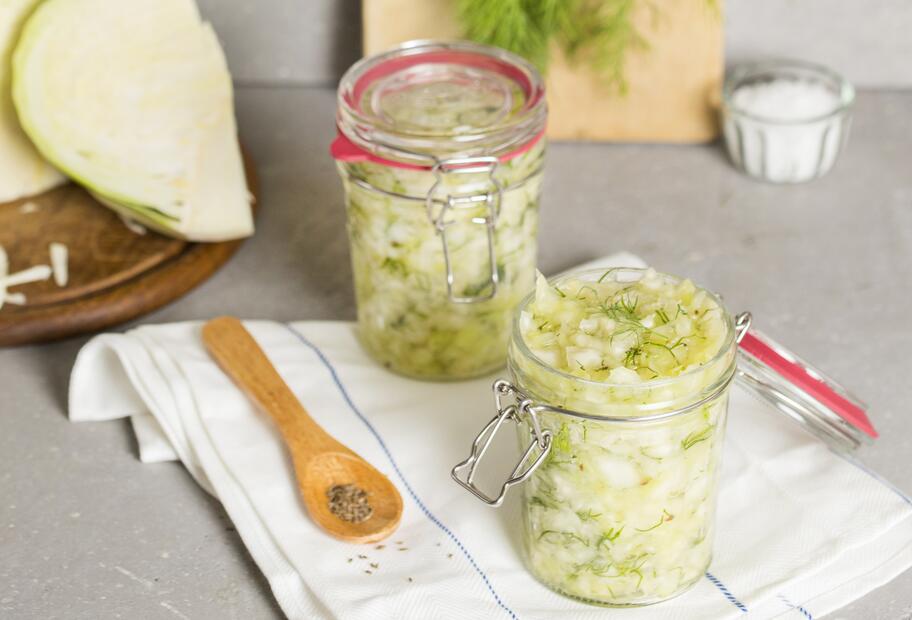 Hausgemachtes Sauerkraut