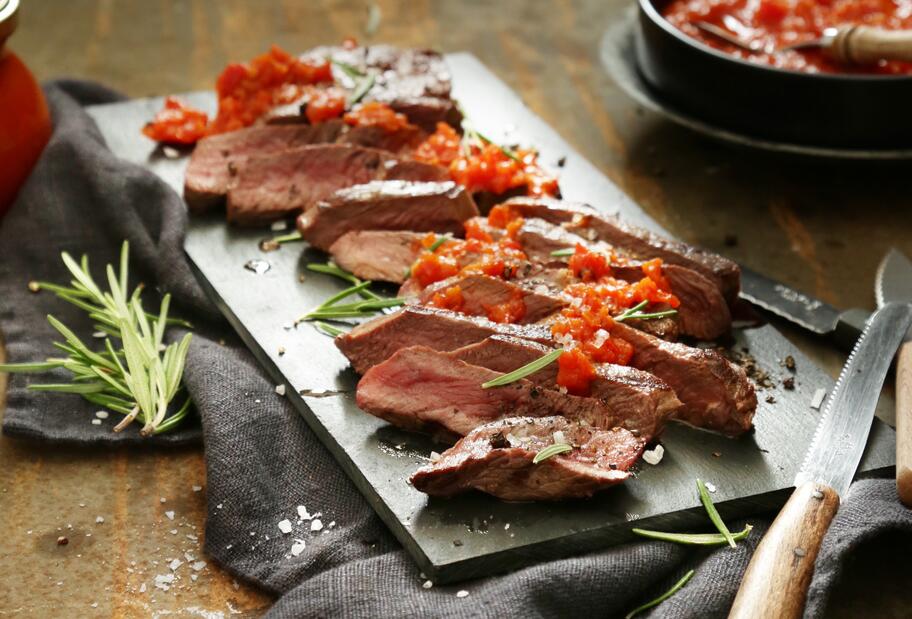 Steaks mit Salsa für den Thermomix®