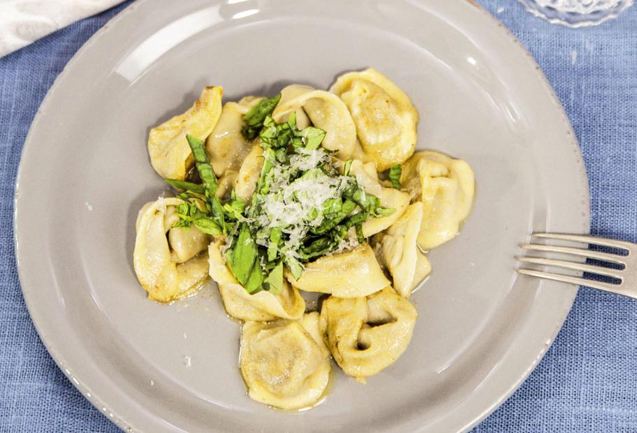 Tortellini mit Auberginenfüllung