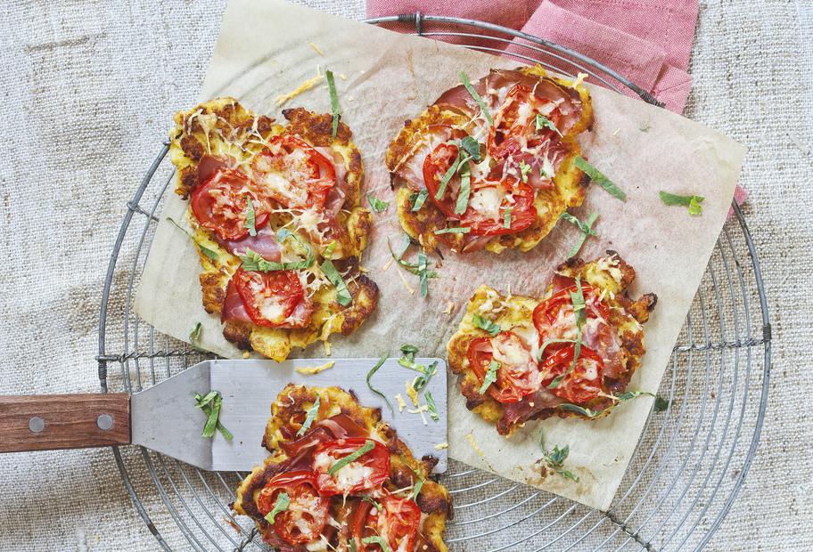 Überbackene Kohlrabi-Kartoffelpuffer