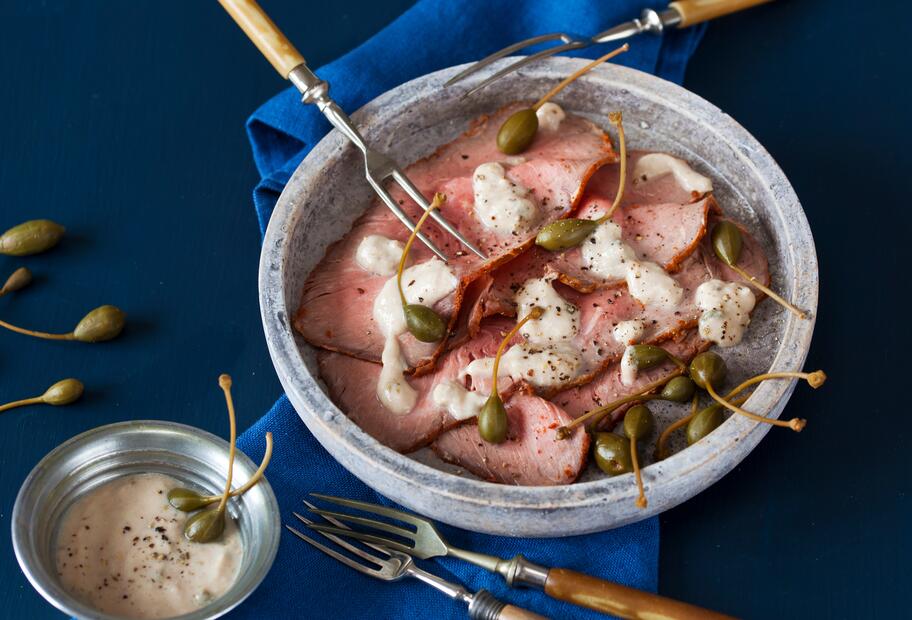 Vitello tonnato mit Roastbeef