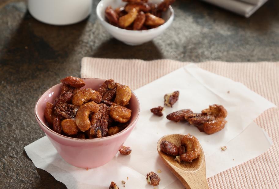 Selbst geröstete, scharfe Honig-Kerne