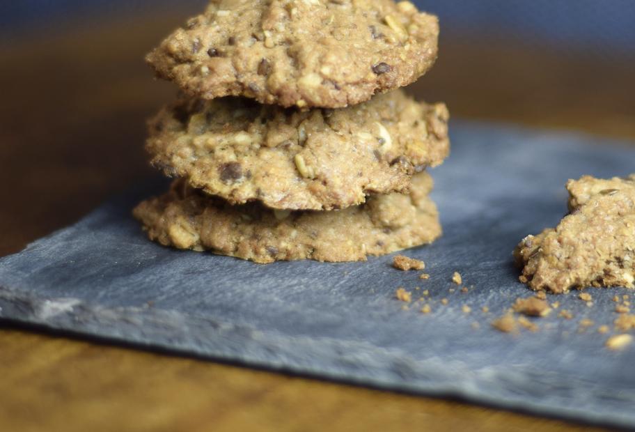 Schokoladenkekse mit Haferflocken