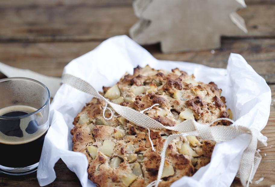 Dinkel-Buchweizen-Brot mit Quitte