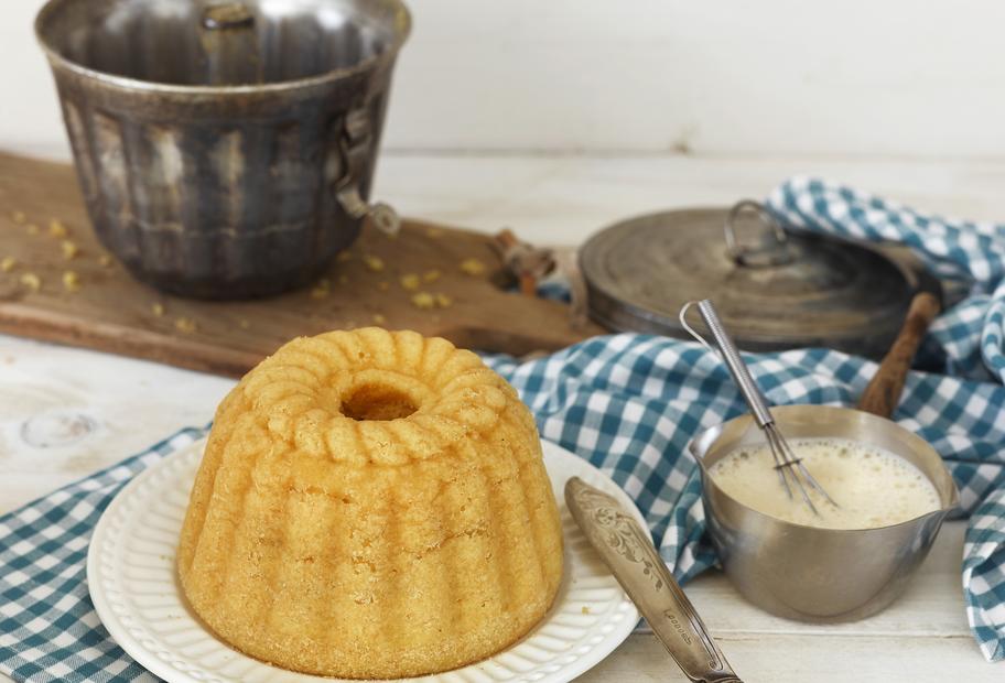 Kartoffelpudding aus der Wasserbadform