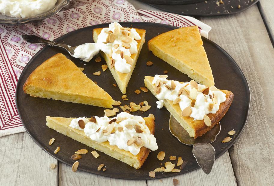Süße Kartoffeltorte mit Mandeln