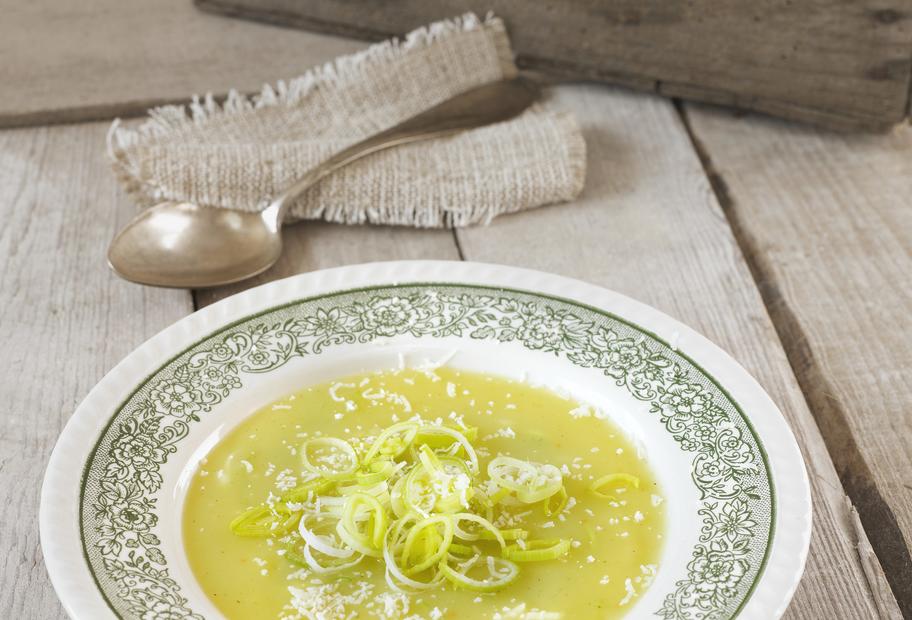 Kartoffelsuppe mit Porree