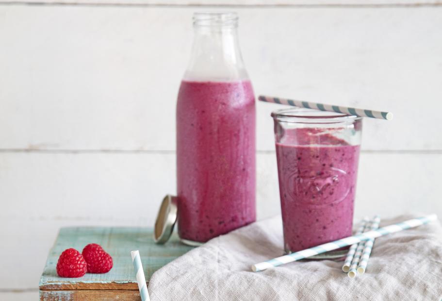 Cremiger Beeren-Shake aus 5 Zutaten