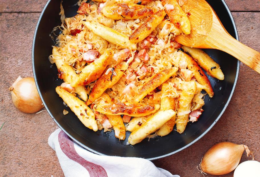 Schupfnudeln mit Sauerkraut