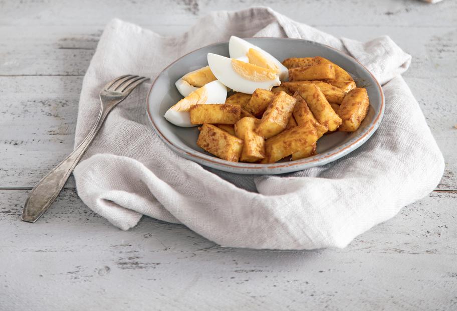 Selleriestifte mit orientalischer Currymarinade