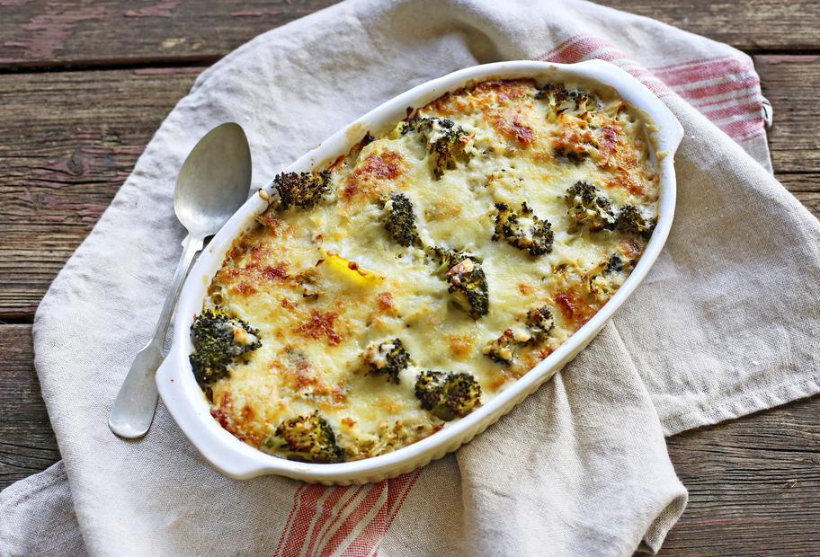 Gesunder Gemüseauflauf mit Kartoffeln