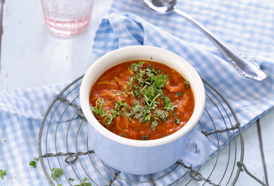 2 in 1 – Tomatensuppe oder Tomatensoße