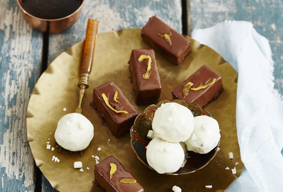 Honigkuchen-Rumkugeln