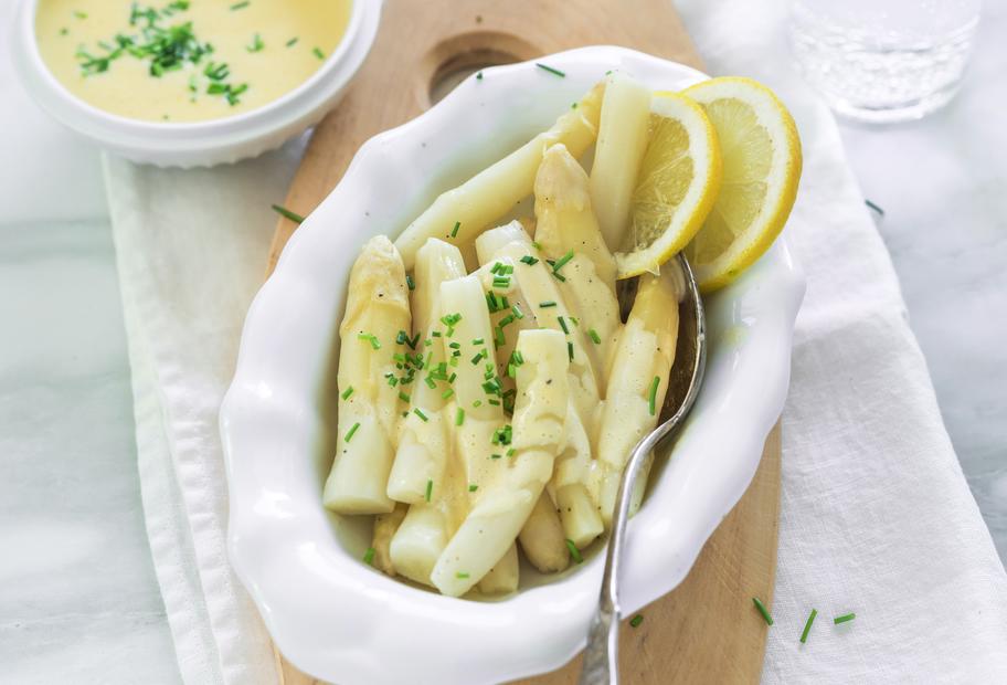 Weisser Spargel Mit Sauce Hollandaise Fur Den Thermomix