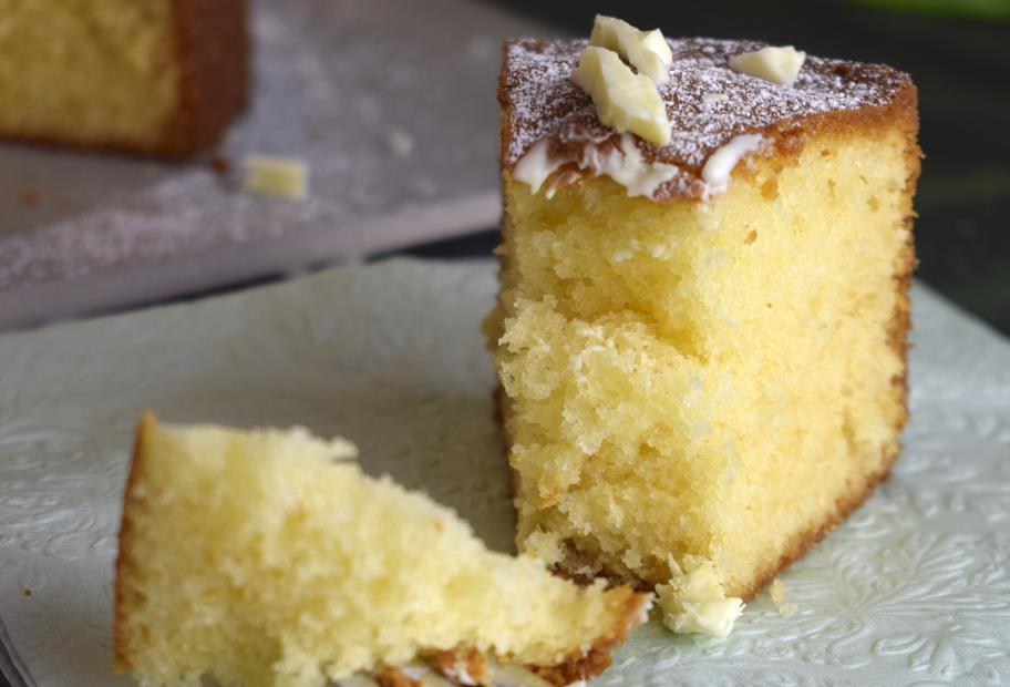 Weißer Schokoladenkuchen