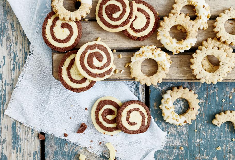 Haselnusskringel mit Krokant