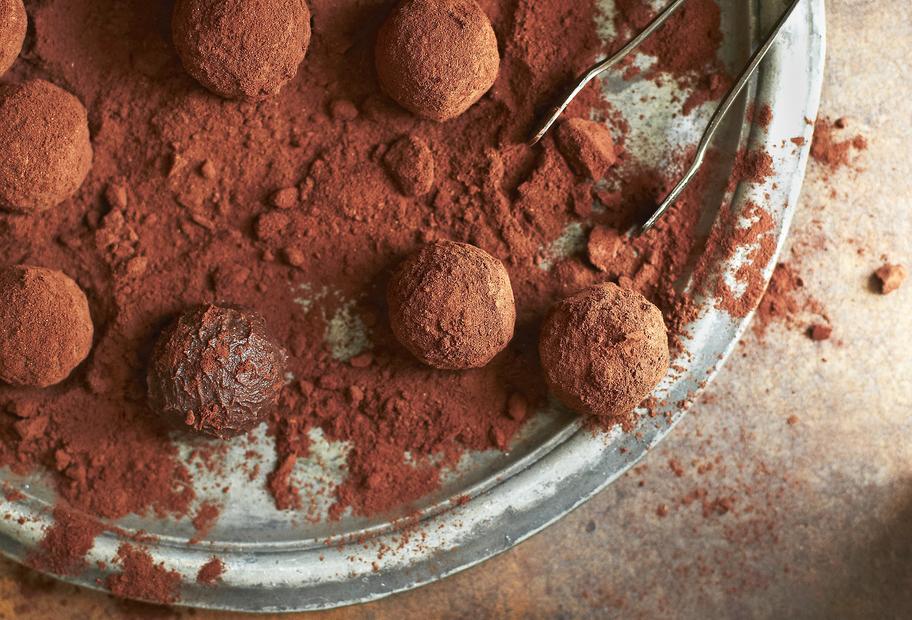 Trüffel mit Zimtkakao