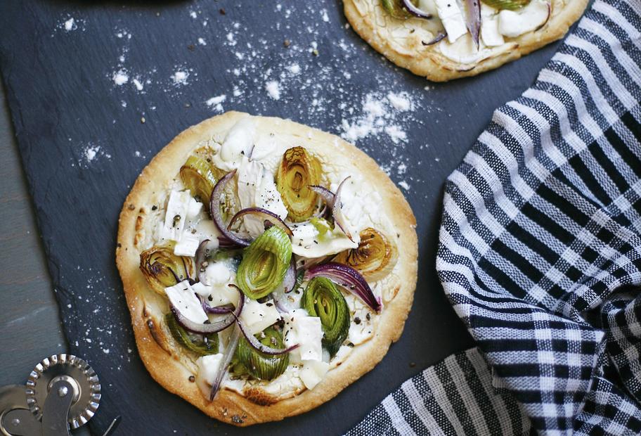 Mini-Pizzen mit Ziegenkäse