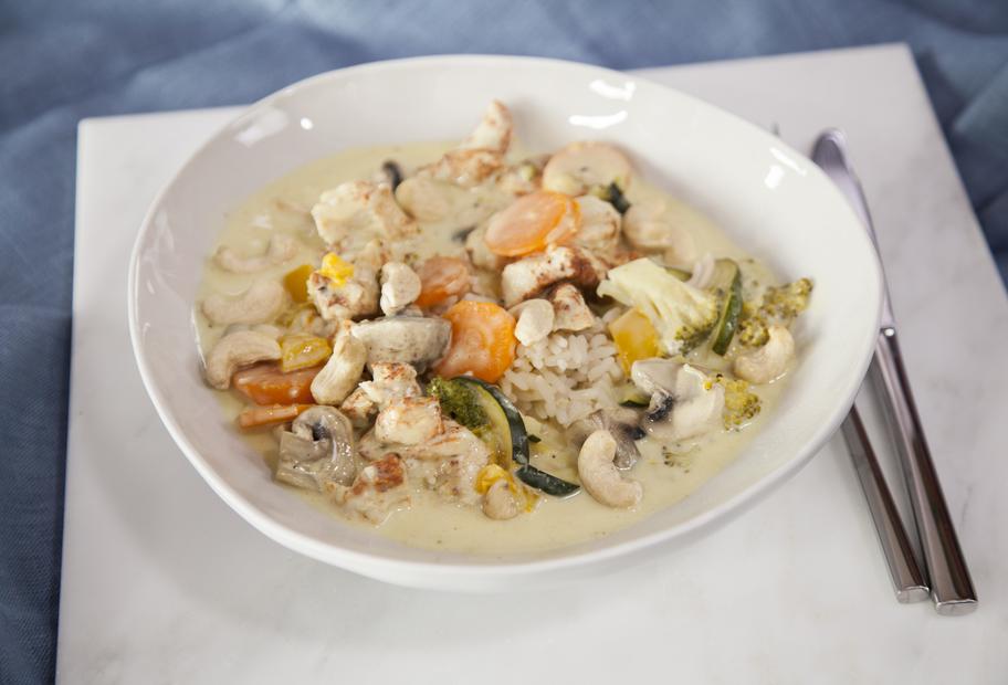 Hähnchengeschnetzteltes mit Cashewkernen