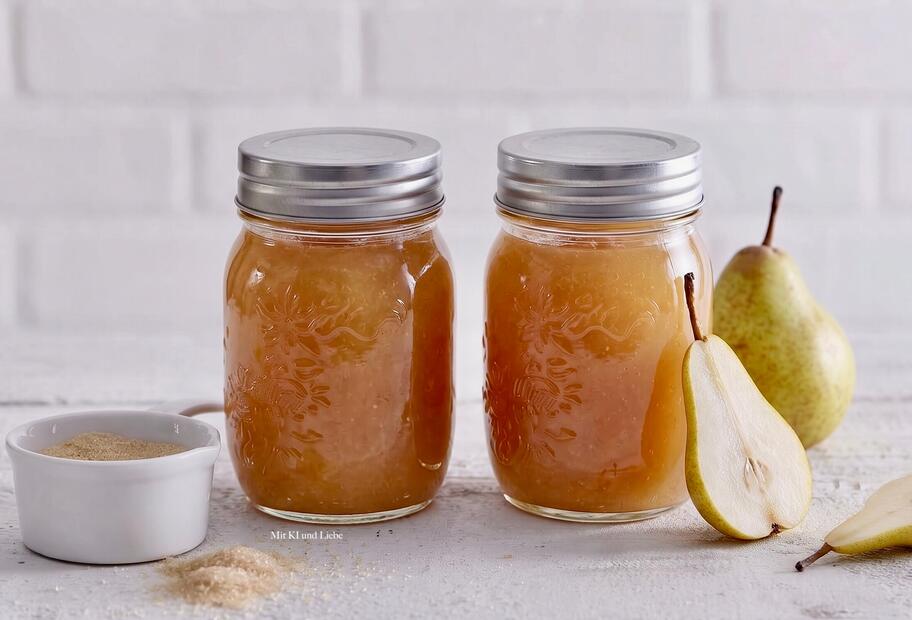 Birnenkonfitüre mit Amaretto