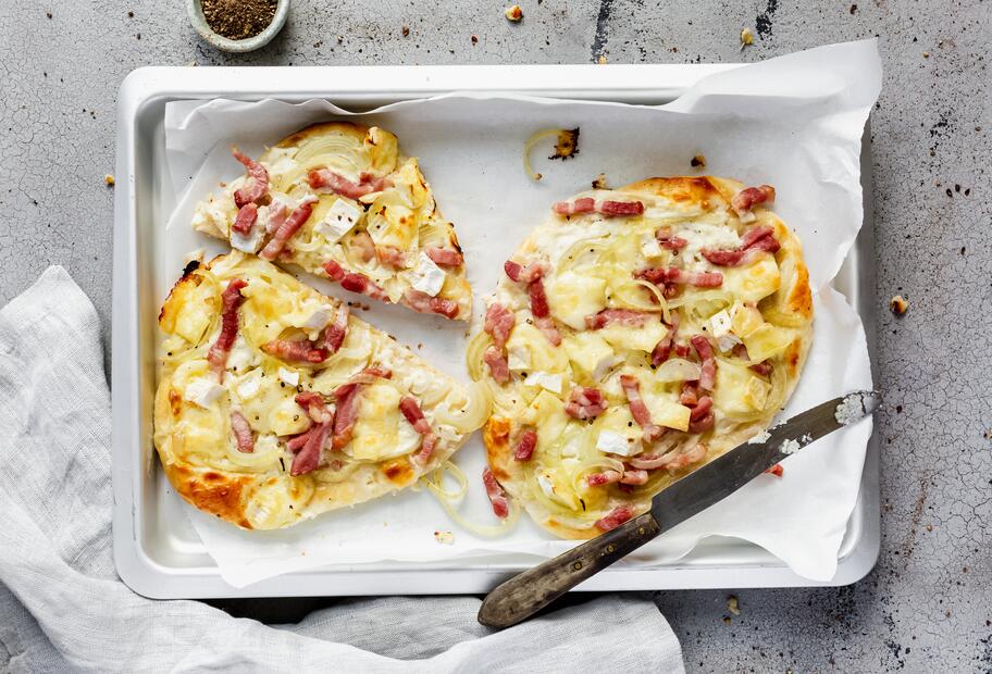 Flammkuchen Elsässer Art für den Thermomix®