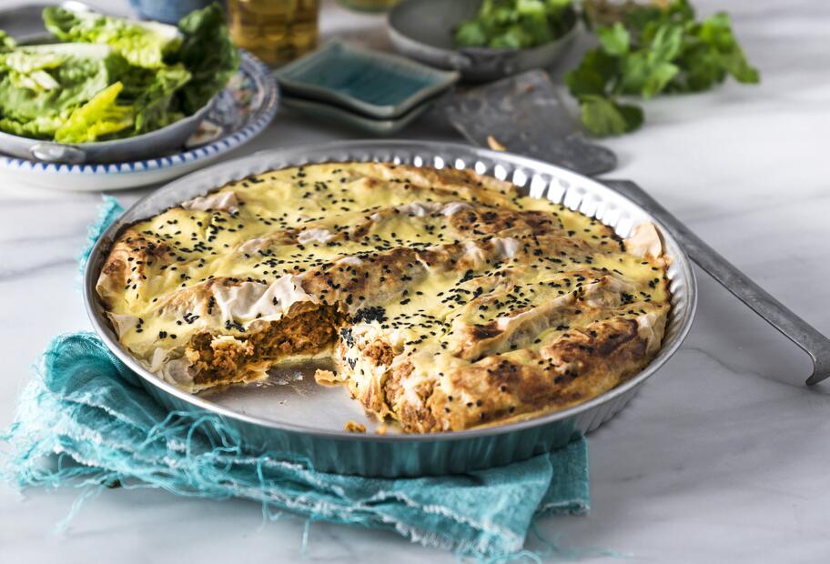 Börek mit Hackfleisch-Walnuss-Füllung