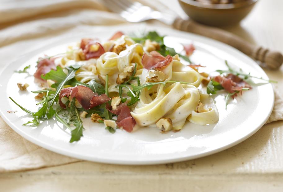 Schnelle Pasta mit Frischkäse