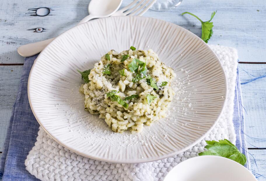 Spinatrisotto mit wenigen Zutaten