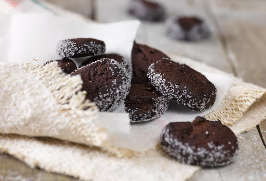 Schnelle Schokoladenplätzchen mit Frischkäse