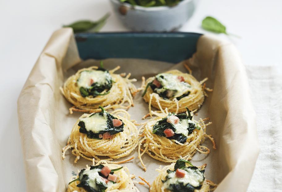 Spinat-Spaghettinester