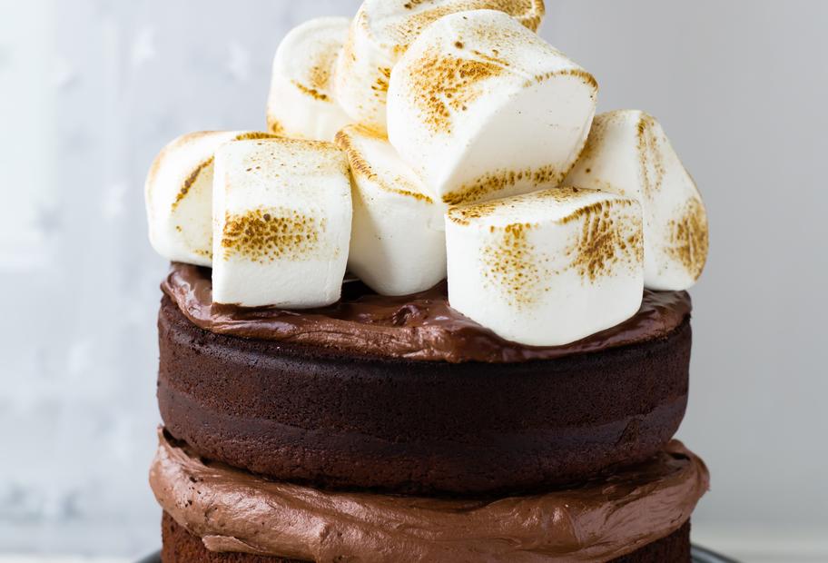 Marshmallow-Schokoladen-Kuchen