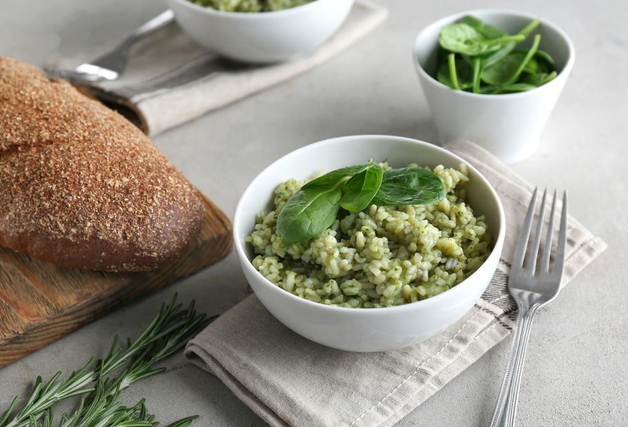 Risotto mit Babyspinat
