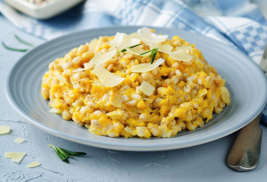 Cremiges Kürbisrisotto