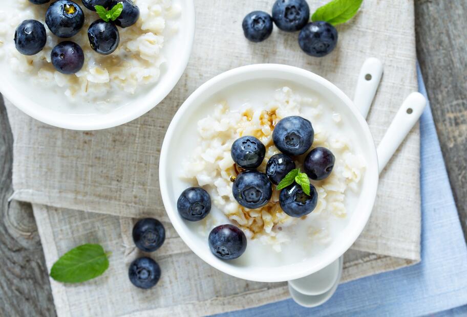 Milchreis mit Kokos- und Mandelmilch