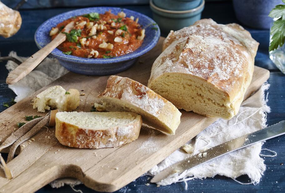 Schnelles Ciabatta