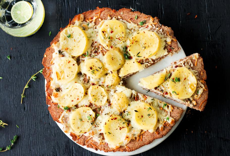 Glutenfreie Kartoffelpizza