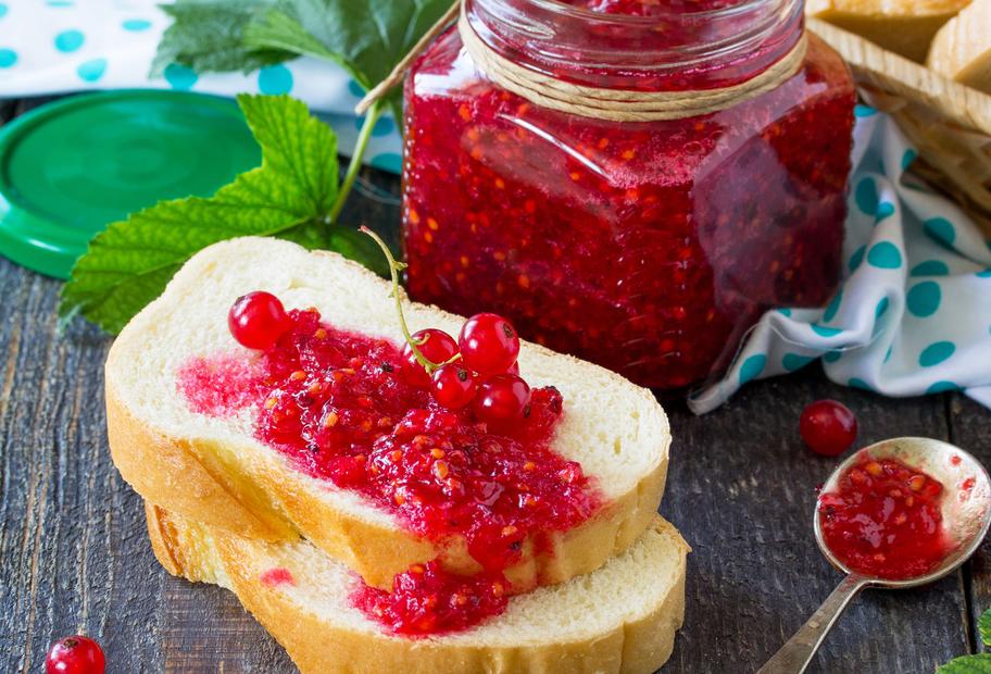 Himbeer-Johannisbeer-Konfitüre