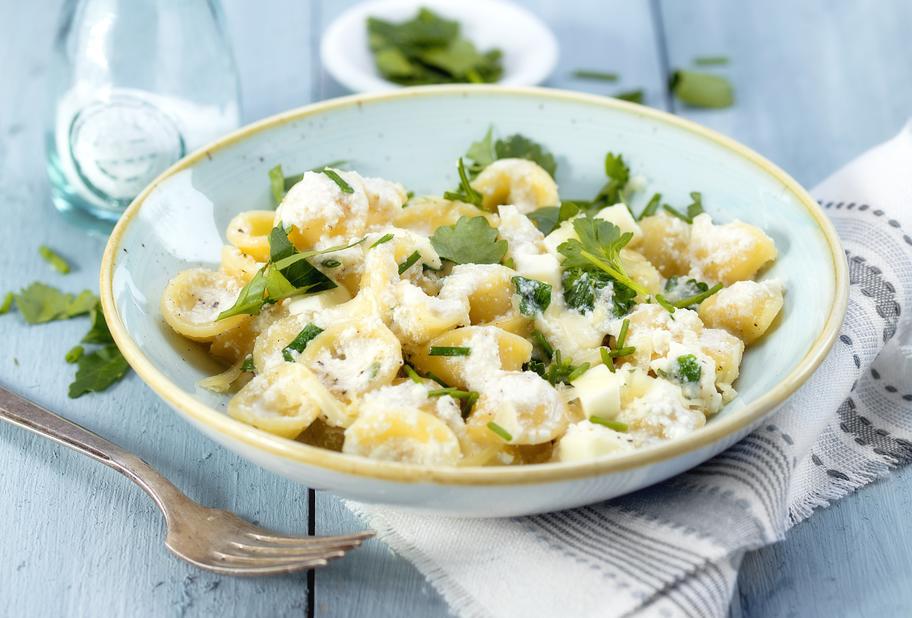 Käse-Kräuter-Orecchiette