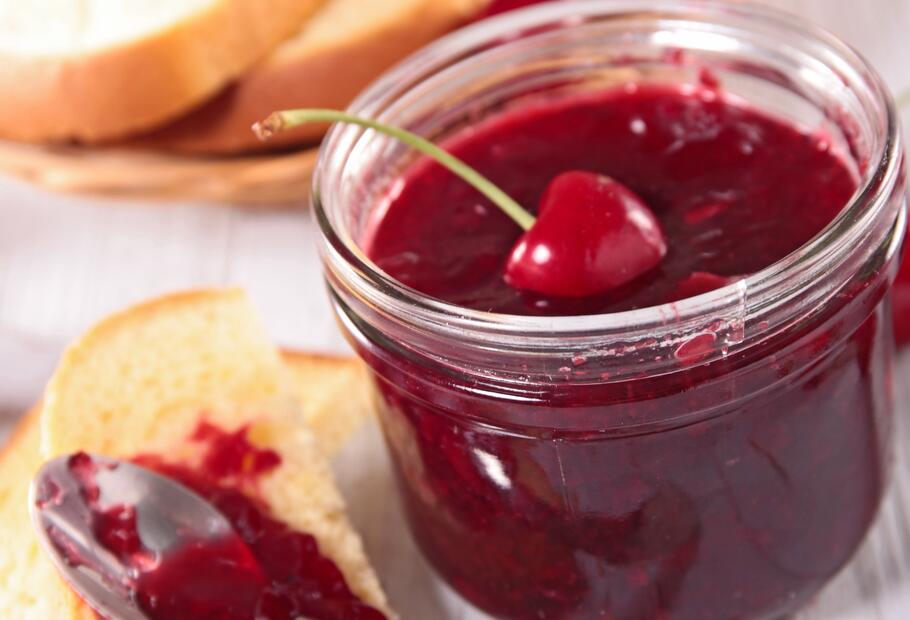 Vanille-Kirschkonfitüre