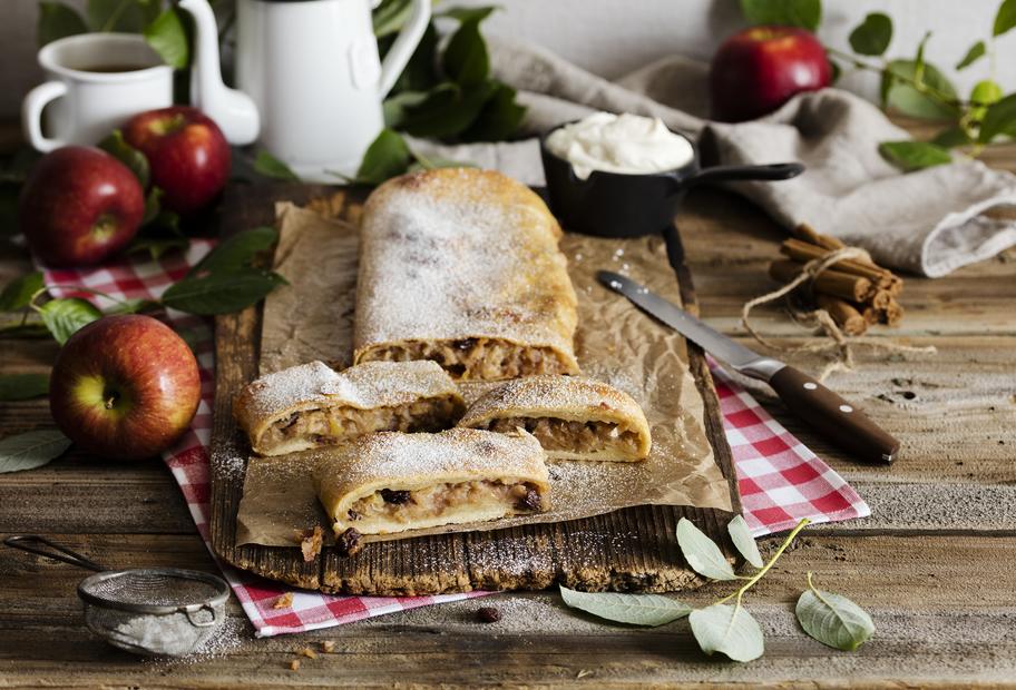 Warmer Apfelstrudel