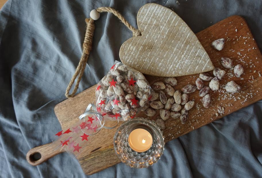 Gebrannte Kokos-Mandeln